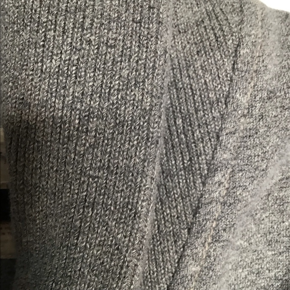 Y2K Men’s American Eagle Shawl CollarGrey Vintage Classic 1977 w/ pockets USXS - Picture 6 of 10